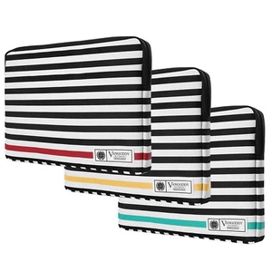 VanGoddy Stripe Tablet Sleeve Case Zip Bag For 13.1" Samsung Galaxy Tab S10 FE+ - Picture 1 of 27