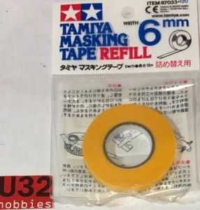 TAMIYA 87033 CINTA DE ENMASCARAR ADHESIVA 6mm - Imagen 1 de 1
