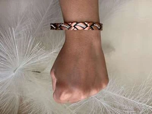 Crystal Copper Magnetic Bracelet Women Balance Energy Power Christmas Gift her  - Picture 1 of 12