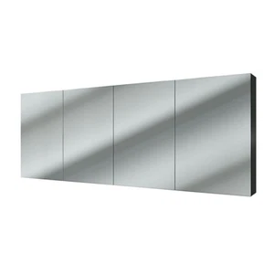 Spiegelschrank Badspiegel Badezimmer Spiegel City 120cm schwarz - Bild 1 von 30
