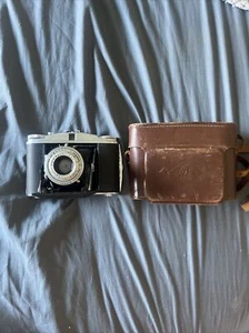 Agfa Isolette II Folding Medium Format Camera Film Camera Vintage W Leather Case - Picture 1 of 9