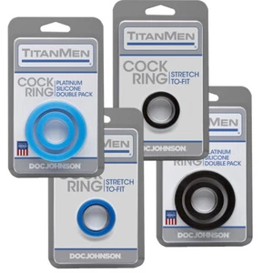 Doc Johnson TitanMen Thick Cock Ring Erection Prolong Ejaculation Enhancer - Picture 1 of 5