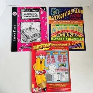 Lot of 3 Teacher Educators Resource Books Grades 4th-6th Vocabulary Word Study - Bild 1 von 17