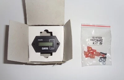 Medidor de horas digital 1-10 horas Curtis 700FN001O 48-150DC 100-230AC Foto 1 de 4