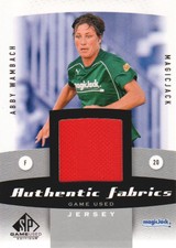 2011 SP Game Used MLS Authentic Fabric Jersey PRIMARY COLOR #AW Abby Wambach