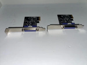 Lot of 2 StarTech PEX1P Port PCI-E Low Profile Parallel Adapter Card - Picture 1 of 3