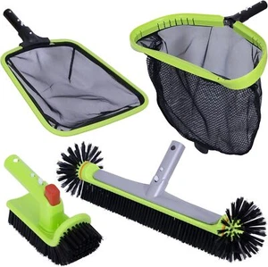 Deluxe Swimming Pool Cleaning Kit Including Professional Leaf Skimmer Net - Picture 1 of 6