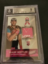 2014 PANINI BLACK FRIDAY PINK LAVA FLOW WRISTBAND BLAKE BORTLES BGS 9 MINT