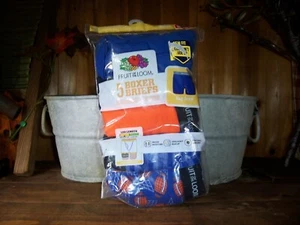 FRUIT OF THE LOOM BOYS UNDERWEAR BOXER BRIEFS 5 PACK SIZE MED 10-12 SCHOOL PLAY - Picture 1 of 1