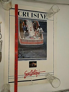 SAN ANTONIO CRUUISINE POSTER 32 x 22,5 VINTAGE - Bild 1 von 10