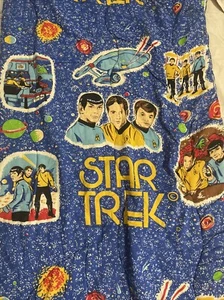 1960's Star Trek Sleeping Bag Vintage VTG Rare Collectable Spock Kirk - Picture 1 of 9