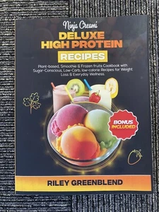 Ninja Creami Deluxe High Protein Recipes: Plant-based, Smoothie & Frozen fruits  - Bild 1 von 3