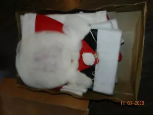 Santa Claus Costume Adult Suit Christmas Outfit Fancy Dress L Large - Picture 1 of 11