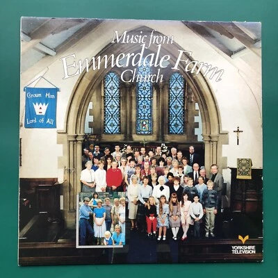 Music From EMMERDALE FARM CHURCH Yorkshire Television Cast Religious Praise LP - Image 1 of 4