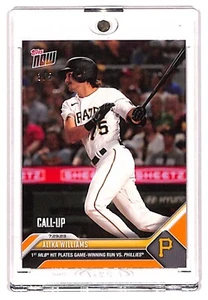 2023 MLB Topps Now Alika Williams Call-Up ORANGE PARALLEL /5 SSP Pirates #631 🔥 - Picture 1 of 2