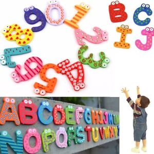 26 letras 10 Números Niños Juguete Educativo Alfabeto FRIDGE MAGNET niño