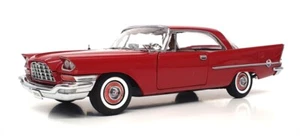 Danbury Mint 1/24 Scale K6-3185 - 1958 Chrysler 300D Sport Coupe - Deep Red - Picture 1 of 9