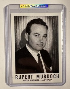G.A.S. Trading Card Citizen Murdoch Rupert Murdoch Rookie RC #23 NTWRK SP /296