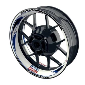 Pegatina de llanta Liqui Moly Design Razor W Wheelsticker moto azul - Imagen 1 de 7