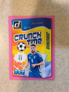 Donruss Soccer Jorginho 2024-25 ROSA PARALELO CRUNCH TIME #/25 SSP #2 ITALIA - Imagen 1 de 2