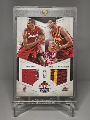 2012-13 Past & Present Dual Patch Prime #15 Chris Bosh & Tristan Thompson /25 - Image 1 of 4