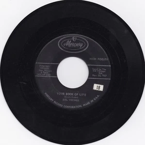 DooWop 45RPM - Del Vikings - Your Book Of Life - Picture 1 of 2