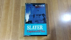 Slayer Captors Of Sin Live Concert,cassette,1990,west germany,rare! - Picture 1 of 4