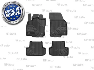 NEW FULL SET LHD BLACK FLOOR MATS WATERPROOF AUTO LINERS FOR AUDI Q2 2017- - Bild 1 von 6