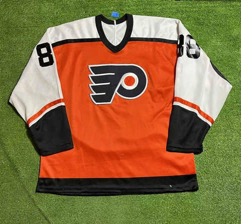 Vintage Eric Lindros Flyers CCM Jersey Size Large Cover