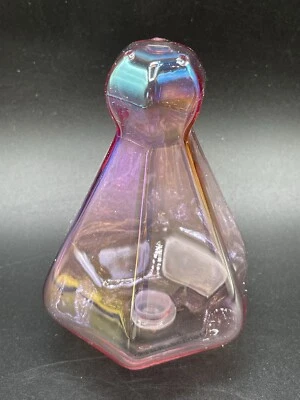 Anthropologie Betty блеск капли шейкер соли перца 4,5 «x 3,3» розовое стекло новый - Изображение 1 из 4