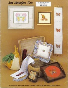 And Butterflies Too! Pamphlet 1989 Palm Beach Needle Painters SPC415 - Picture 1 of 1