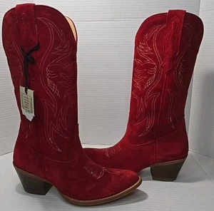 Größe 8 Idyllwind Charmed Life Damen-Westernstiefel aus Wildleder – runde Spitze - Bild 1 von 11