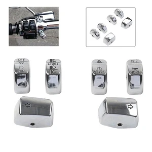 Pulsante tappo interruttore comando manubrio per Harley Fat Boy Sportster Iron 883 1200 - Foto 1 di 10