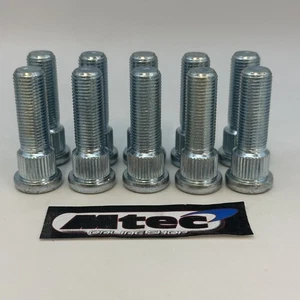 10x Forged Wheel Stud 1/2” UNF 50mm Long, 15.7mm Spline 4x4 Jeep (35mm Thread) - Picture 1 of 2