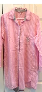 Victoria's Secret VS Sleepshirt Baumwolle Modal Flanell Small Pyjama Kleid N6642 Lg - Bild 1 von 5