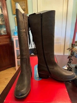 Botas Wolky Tall PARDO Cremallera Cordones Traseros Vintage Gris Talla 36 Nuevas en Caja Foto 1 de 4