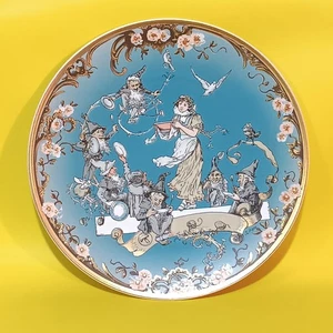 Vintage Schneewittchen und die sieben Zwerge 1980 Mettlach Sammlerteller - Bild 1 von 3