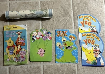 Pokémon and Winnie the Pooh invitation cards - Image 1 of 4
