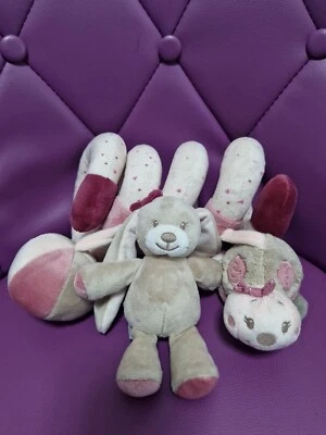 Spirale D' Eveil Nattou Rose Lapin Coccinelle - Photo 1/2