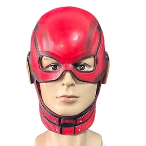Superhero  Deluxe The Flash 2 Movie Cosplay Prop Halloween Full Head Latex Mask - Picture 1 of 8