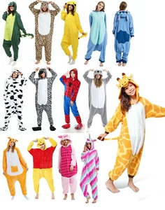 Onesie Kids Adults Size Animal Ironman Unicorn Onesies One-piece Kigurumi - Picture 1 of 45