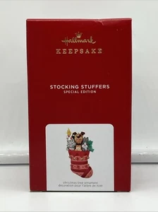 Hallmark 2021 Red Stocking Stuffers Special Edtiion Keepsake Ornament FREE SHIP - Picture 1 of 4