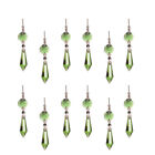 Icicle Drop Pendants Crystals Prisms Glass Tip Beads Crystal Strands Pendant