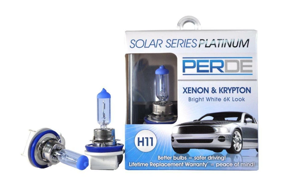Par de bombillas halógenas mejoradas con xenón PERDE Solar Series Platinum H11 izquierda y derecha Foto 1 de 1