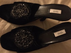 prada velvet shoes