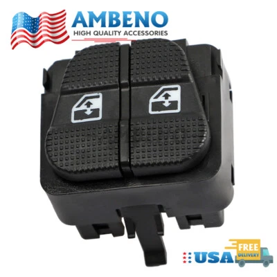 Front Power Window Switch Left LH Driver 1H095985501C for Golf Jetta Cabrio VW - Image 1 of 4