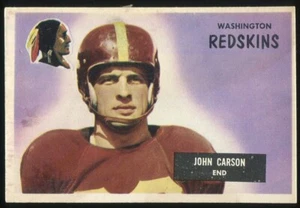 1955 Bowman #22 John Carson Washington Redskins - Rookie Card - Picture 1 of 2