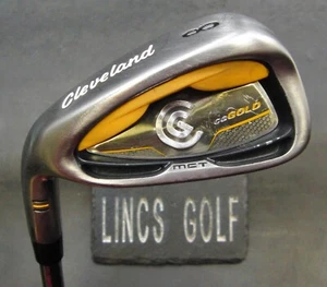 Left Handed Cleveland CG Gold 8 Iron Stiff Steel Shaft Golf Pride Grip - Picture 1 of 5