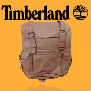 Vintage Leather Timberland Backpack VGUC - Picture 1 of 10