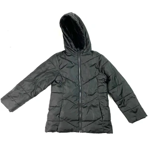 SWISS TECH Puffer Parka Winter Jacket Girls Small 6 plush sherpa lined hooded - Picture 1 of 14